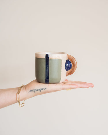 SET OF 2 - Bloomingville Hand - Painted Mug Bolivia - Things I Like Things I Love