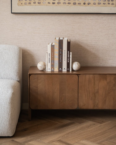 SET OF 2 - Bookend Ball Marble - Things I Like Things I Love