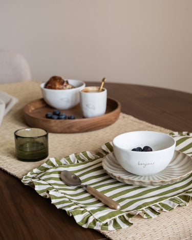 SET OF 2 - Bowl Croissant Bonjour - Things I Like Things I Love