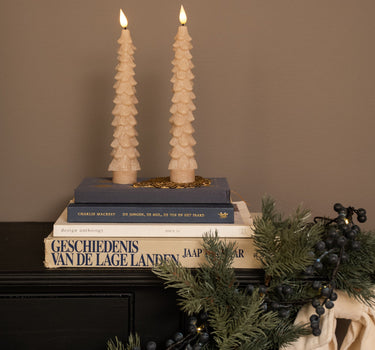 SET OF 2 - Candle LED Pinetree - Things I Like Things I Love