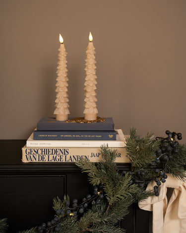 SET OF 2 - Candle LED Pinetree - Things I Like Things I Love