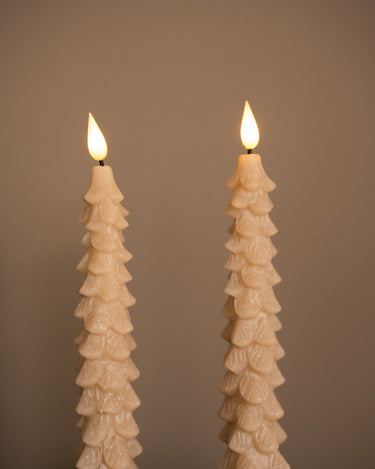 SET OF 2 - Candle LED Pinetree - Things I Like Things I Love