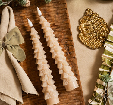 SET OF 2 - Candle LED Pinetree - Things I Like Things I Love