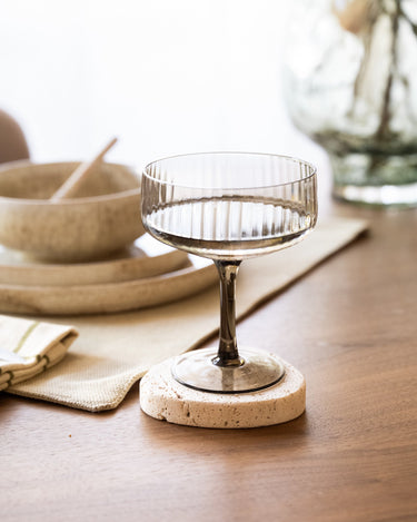 SET OF 2 - Coasters Cecile Travertine - Things I Like Things I Love