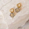 Set of 2 Earring Desert Bloom Hoop Gold - Things I Like Things I Love
