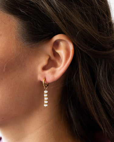 Set of 2 Earring Pegasus Hoop Gold Gold - Things I Like Things I Love