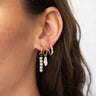 Set of 2 Earring Pegasus Hoop Gold Gold - Things I Like Things I Love