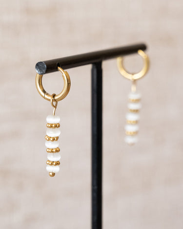 Set of 2 Earring Pegasus Hoop Gold Gold - Things I Like Things I Love
