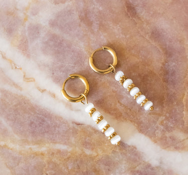 Set of 2 Earring Pegasus Hoop Gold Gold - Things I Like Things I Love