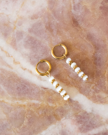 Set of 2 Earring Pegasus Hoop Gold Gold - Things I Like Things I Love