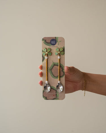 SET OF 2 - Handmade Lucky Clover Teaspoon - Things I Like Things I Love