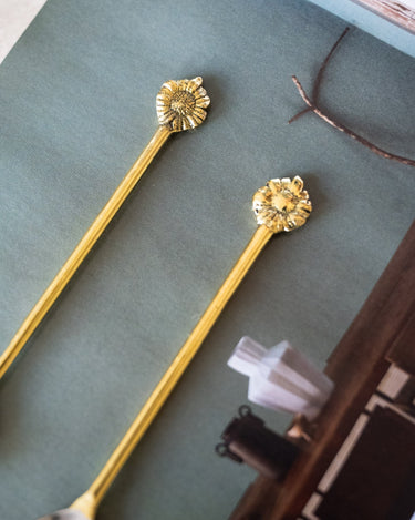 SET OF 2 - Handmade Sunflower Spoons - Things I Like Things I Love