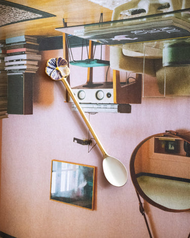 SET OF 2 - Handmade Teaspoon Valery Violet - Things I Like Things I Love