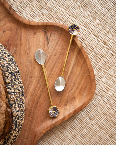 SET OF 2 - Handmade Teaspoon Valery Violet - Things I Like Things I Love