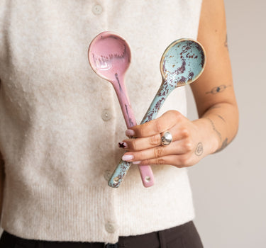 SET OF 2 - HKLIVING Salad Servers Sprinkle - Things I Like Things I Love