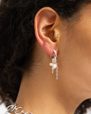 Set Of 2 Hoop Abbey Silver - Things I Like Things I Love