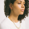 Set Of 2 Hoop Chain Medusa Gold - Things I Like Things I Love