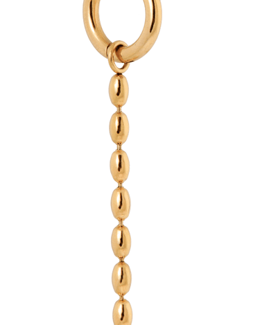Set of 2 Hoops Bones Gold - Things I Like Things I Love