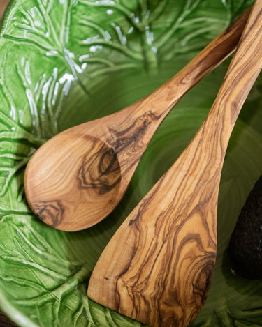 SET OF 2 - Kitchen Spoon Ollie Olive Wood - Things I Like Things I Love
