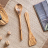 SET OF 2 - Kitchen Spoon Ollie Olive Wood - Things I Like Things I Love