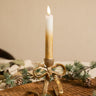 SET OF 2 - Led Dinner Candle White/Gold - Things I Like Things I Love