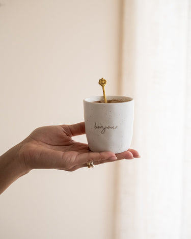 SET OF 2 - Mug Croissant Bonjour - Things I Like Things I Love