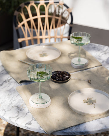SET OF 2 - Outdoor Cocktail Glass Green - Things I Like Things I Love