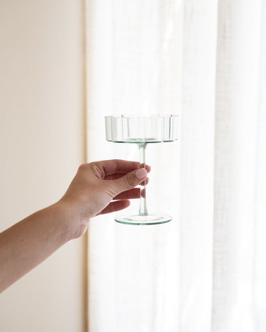 SET OF 2 - Outdoor Cocktail Glass Green - Things I Like Things I Love