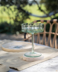 SET OF 2 - Outdoor Cocktail Glass Green - Things I Like Things I Love