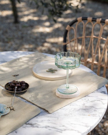 SET OF 2 - Outdoor Cocktail Glass Green - Things I Like Things I Love