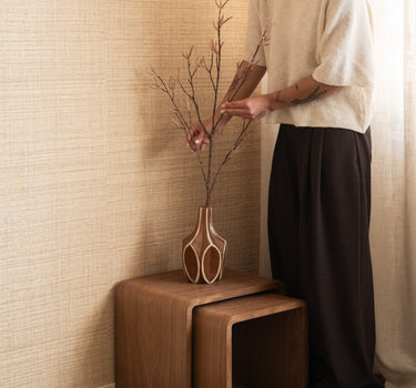 SET OF 2 - Side Table Ash Wood - Things I Like Things I Love