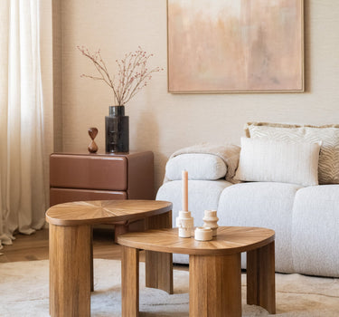 SET OF 2 - Side Table Tala Wood - Things I Like Things I Love
