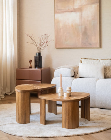 SET OF 2 - Side Table Tala Wood - Things I Like Things I Love