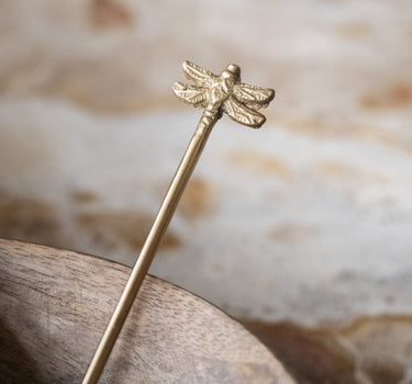 SET OF 2 - Spoon Dragonfly Gold - Things I Like Things I Love