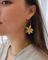 SET OF 2 - Statement Earrings Hawaiian Gold