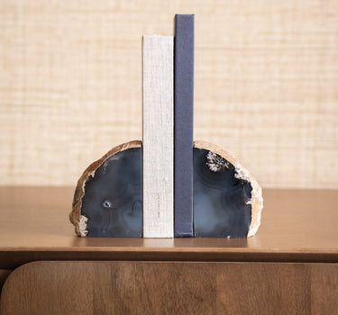 SET OF 2 - Unique Bookend Agate Stone Small - Things I Like Things I Love