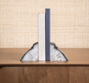 SET OF 2 - Unique Bookend Agate Stone Small - Things I Like Things I Love