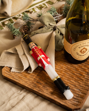 SET OF 2 - XMAS Dinner Candles Nutcracker - Things I Like Things I Love