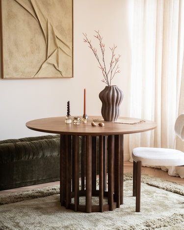 SET OF 3 - Candle Holder Glass Smoked Brown - Things I Like Things I Love