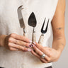 SET OF 3 - Cheese Knives Marble Beige - Things I Like Things I Love
