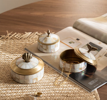 SET OF 3 - Circus Box Pearly Sea - Things I Like Things I Love