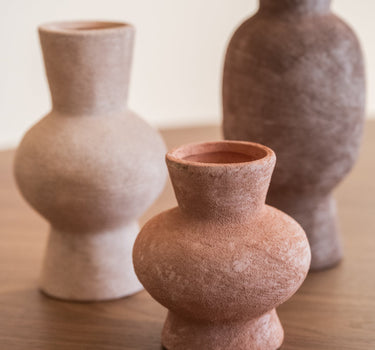 SET OF 3 - Deco Vase Liz Terra - Things I Like Things I Love