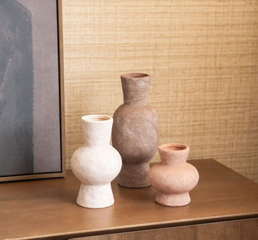 SET OF 3 - Deco Vase Liz Terra - Things I Like Things I Love