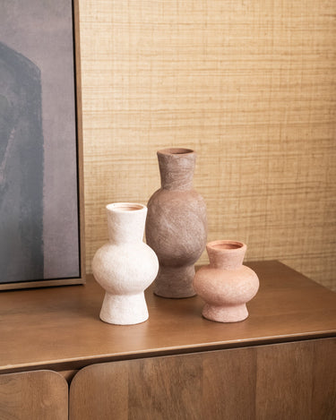 SET OF 3 - Deco Vase Liz Terra - Things I Like Things I Love