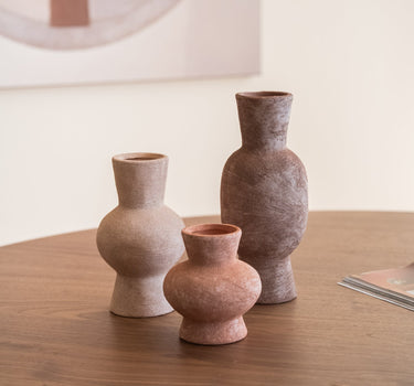 SET OF 3 - Deco Vase Liz Terra - Things I Like Things I Love