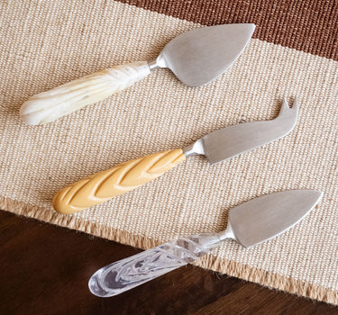 SET OF 3 - HKLIVING Cheese Knives Cream - Things I Like Things I Love