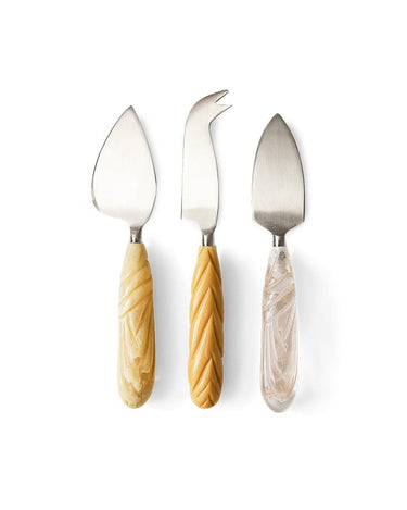 SET OF 3 - HKLIVING Cheese Knives Tri Colore - Things I Like Things I Love