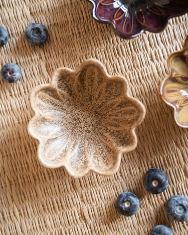 SET OF 3 - Small Bowl Flower Ceramic - Things I Like Things I Love