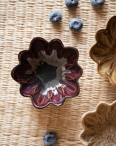 SET OF 3 - Small Bowl Flower Ceramic - Things I Like Things I Love