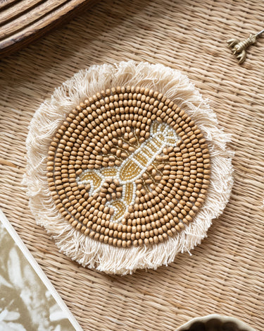 SET OF 4 - Beaded Nuwara Coaster - Things I Like Things I Love